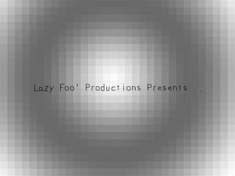 Lazy Foo' Productions .